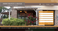 Desktop Screenshot of immobilier-labaule.com