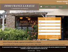 Tablet Screenshot of immobilier-labaule.com